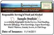 Master Bartender Package Online Training & Certification